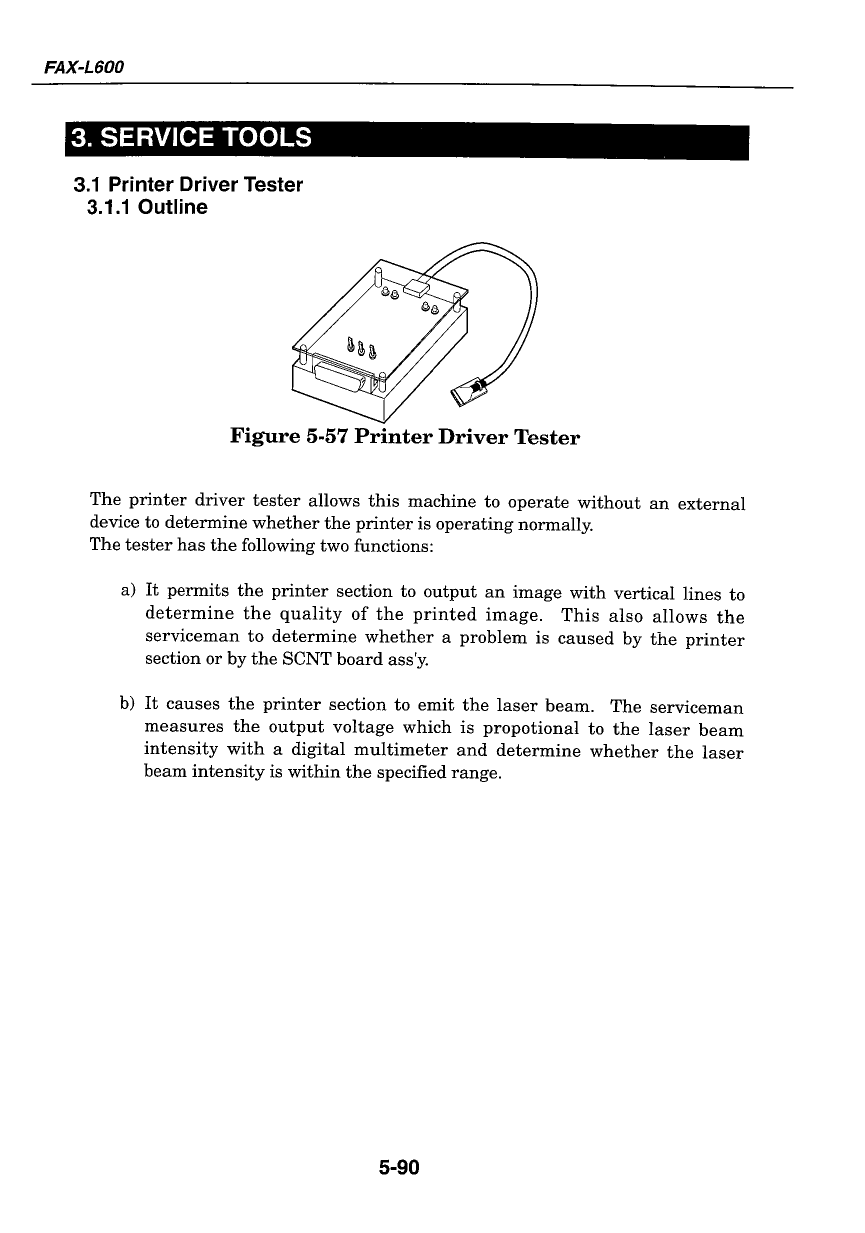 Canon FAX L600 Parts and Service Manual-5